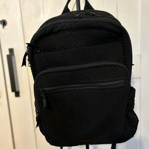 NWOT - Vera Bradley XL Black Quilted Backpack